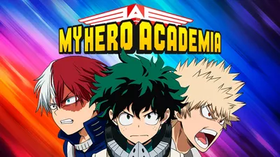 Обои HD: My Hero Academia - скачать бесплатно в 4K, обои Аниме и Мидория, Фон Тодороки картинки