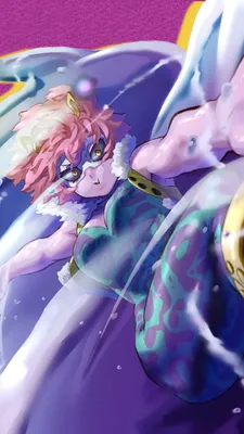 My Hero Academia: Mina Ashido 4K Hintergrundbild herunterladen картинки