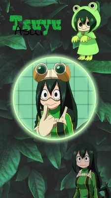 Скачать Эстетические обои My Hero Academia Tsuyu Froppy Costume картинки