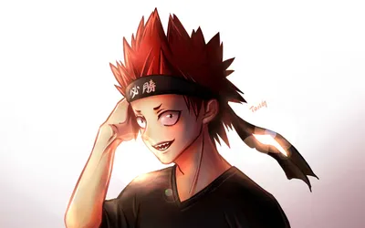 Download Eijiro Kirishima With Bandana Wallpaper картинки