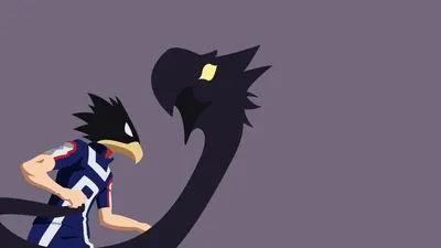 Минималистичные обои Tokoyami Fumikage от Xm17barrettX -- Fur Affinity [dot] net картинки