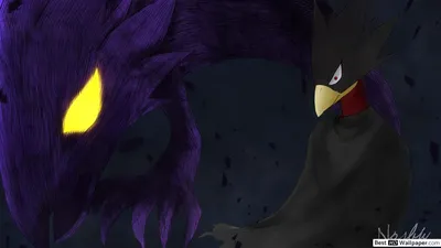 Обои My Hero Academia Tokoyami - лучшие бесплатные обои My Hero Academia Tokoyami картинки