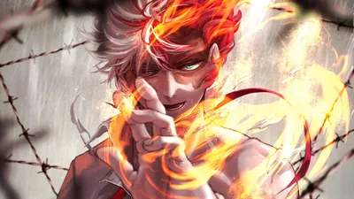 Shoto Todoroki My Hero Academia Аниме Обои 4k Ultra HD ID:3368 картинки