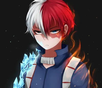 Shoto Todoroki My Hero Academia Аниме Обои 4k Ultra HD ID:3369 картинки