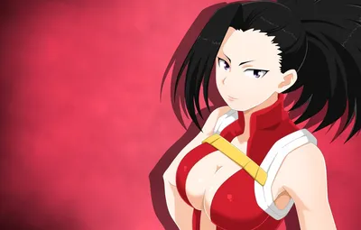 Обои девушка, аниме, герой, азиатка, манга, japanese, oriental, asiatic, oppai, bishojo, yuusha, Boku no Hero Academia, My Hero Academia, Momo Yaoyorozu, by parokas картинки на рабочий стол, раздел сёнэн - скачать картинки