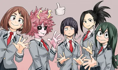 Athah Designs Anime My Hero Academia Boku no Hero Academia Tsuyu Asui Momo Yaoyorozu Kyoka Jiro Toru Hagakure Mina Ashido Ochako Uraraka 13 * 19 дюймов Настенный плакат с матовой отделкой: Amazon.in: Главная \ u0026 картинки