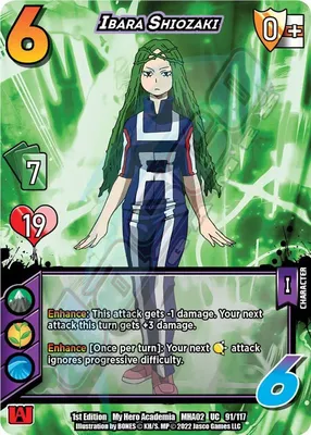 My Hero Academia Collectible Card Game Series 2 Crimson Rampage Single Card  Uncommon Ibara Shiozaki 91 - ToyWiz картинки