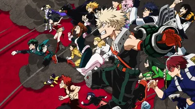 Есть 6 академий, которые существуют в My Hero Academia картинки