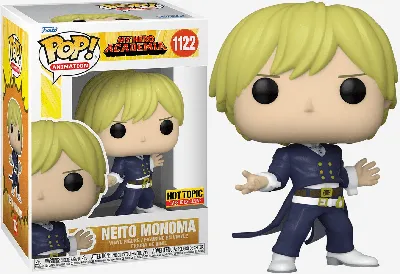 Фанко поп! Анимация My Hero Academia Neito Monoma #1122 Эксклюзив — Walmart.com картинки