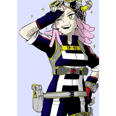 Hatsume Mei Phone Wallpaper!Все еще беру комиссионные!(Оригинальный источник фан-арта в комментариях) : r/BokuNoHeroAcademia картинки