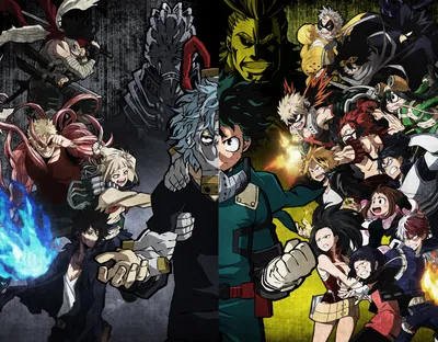 My Hero Academia - Пятно 4K обои скачать картинки