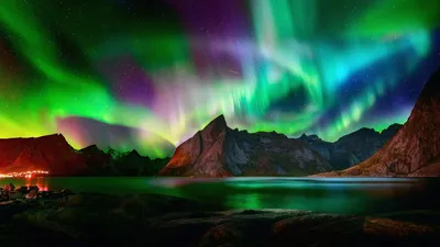 Aurora Borealis Обои HD скачать бесплатно картинки