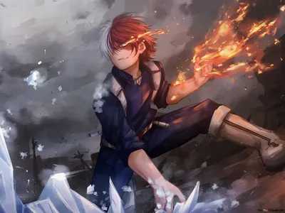 Shoto Todoroki - My Hero Academia HD Wallpaper eroflueden картинки