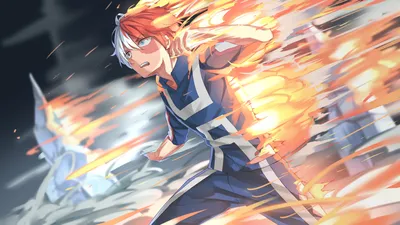 Shouto Todoroki My Hero Academia 4k, HD Anime, 4k обои, изображения, фоны, фото и картинки картинки