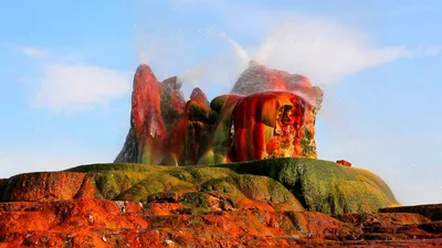 Fly Geyser Nevada HD обои - Магазин KDE картинки