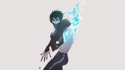 Скачать обои Dabi Blue Flames My Hero Accademia картинки