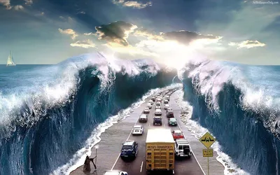 Tsunami Pictures HD 1080p - Только HD обоиТолько HD обои | Сюрреалистические фотоманипуляции, Сюрреалистические фотографии, Фотоманипуляции картинки