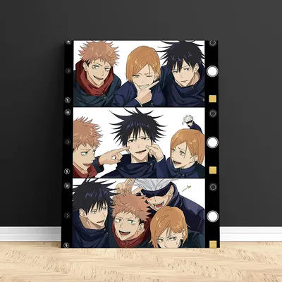 Jujutsu Kaisen Anime Manga Canvas Home Decor Wall Art Плакаты Украшения Картины для печати без рамки (8 x 10 дюймов (20x25 см)) : Amazon.co.uk: Home \ u0026 Kitchen картинки