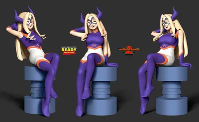 Mt Lady - My Hero Academia Fanart - Готовая к печати 3D-модель от Sinh Nguyen картинки