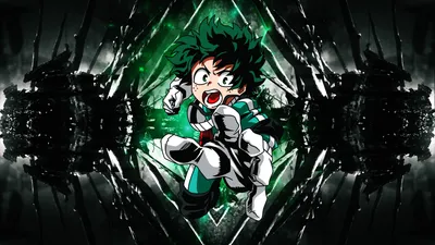 Обои Boku no Hero Midoriya 4K — SyanArt Station картинки