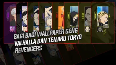 Bagi bagi 8 Wallpaper Estetic Geng VALHALLA dan TENJIKU TOKYO REVENGERS Бесплатно!! - YouTube картинки