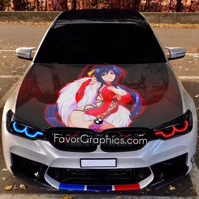 Akeno Himejima High School DxD Itasha Car Vinyl Hood Wrap Decal Sticke – Favor Graphics картинки