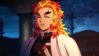 Kyojuro Rengoku - Demon Slayer: Kimetsu no Yaiba HD wallpaper download картинки