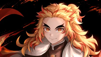 Kyojuro Rengoku HD Убийца Демонов Kimetsu no Yaiba Обои HD Обои ID #90603 картинки