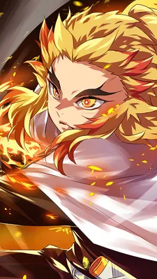 1392266 Kyojuro Rengoku, Hashira, The Pillars, Flame, Demon Slayer Kimetsu no Yaiba, Anime - Rare Gallery HD Wallpapers картинки