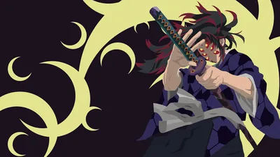 1343980 Kokushibo Minimalist Wallpaper, Kokushibo (Demon Slayer), Kimetsu no Yaiba, Katana - Rare Gallery HD Wallpapers картинки