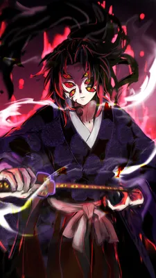 1391339 Убийца демонов Kimetsu no Yaiba, аниме, кокушибо, двенадцать лунных демонов, двенадцать кизуки - редкая галерея HD обои картинки