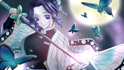 1340561 Убийца демонов: Kimetsu No Yaiba 4K, Shinobu Kochou - Rare Gallery HD Wallpapers картинки