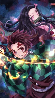 Anime Demon Slayer: Kimetsu no Yaiba Kimetsu no Yaiba Nezuko Kamado Tanjirou Kamado #1080P #wallpaper #hdwallpaper #desktop | Аниме, Аниме демон, Аниме обои картинки