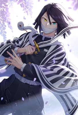 игуро обанай и кабурамару (kimetsu no yaiba), нарисованные nayu_(mcpt8738) | Danbooru картинки