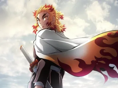 Por que Kyojuro Rengoku decidiu ser o Flame Hashira em Demon Slayer? картинки