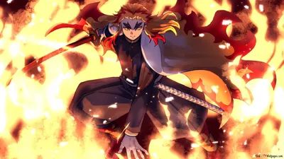 Rengoku Kyojirou-Hintergrundbild 6 HD Hintergrundbild herunterladen картинки