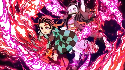 Kimetsu No Yaiba Wallpaper, Tanjiro Kamado, Аниме, Kamado Nezuko - Wallpaperforu картинки