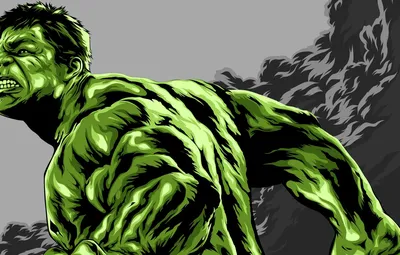 Обои зеленый, Халк, Hulk, MARVEL картинки на рабочий стол, раздел фантастика - скачать картинки