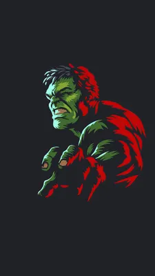 Скачать Hulk Digital Artwork 4k Marvel Iphone Wallpaper картинки