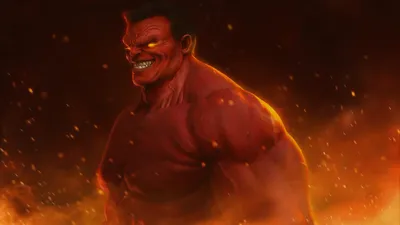 365074 Red Hulk 4k - Редкая галерея HD обои картинки