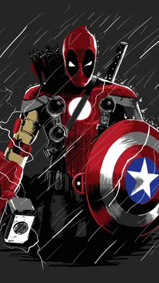 Дэдпул против Мстителей iPhone обои | Deadpool wallpaper iphone, Deadpool wallpaper, Marvel wallpaper картинки