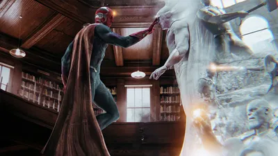 37303 WandaVision 4K, White Vision (Marvel Comics), Vision (Marvel Comics) - Rare Gallery HD Wallpapers картинки