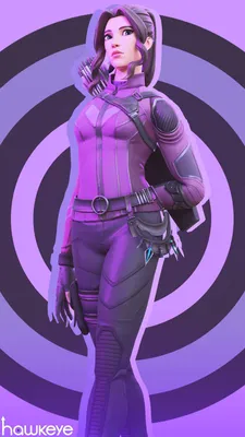 Скачать обои Кейт Бишоп Marvel Hawkeye Fortnite картинки