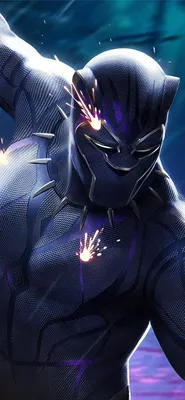 Скачать Black Panther Artwork 4k Marvel Iphone Wallpaper картинки