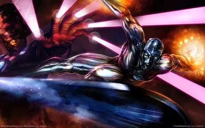 Marvel Comics Silver Surfer Обои для рабочего стола 1920x1080 картинки