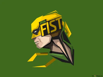 Iron Fist Superhero Minimalistesch 8K Wallpaper eroflueden картинки