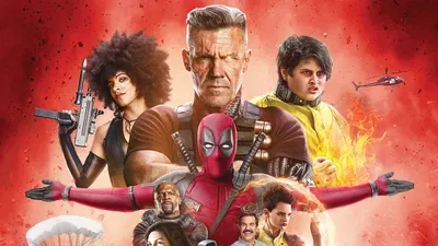 38853 Deadpool 2 HD, Negasonic Teenage Warhead, Cable (Marvel Comics), Domino (Marvel Comics), Deadpool - Rare Gallery HD Wallpapers картинки