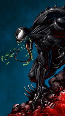 Venom Marvel Comics Artwork 4K Ultra HD Mobile Wallpaper картинки