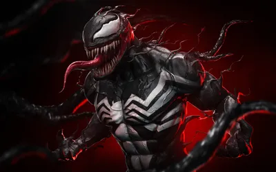 Marvel Comics Venom Обои - Разрешение:3840x2400 картинки