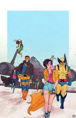 Люди Икс 90\u0026#39; s Cyclops Wolverine Jubilee Rogue Gam ... - Marvel Comics картинки